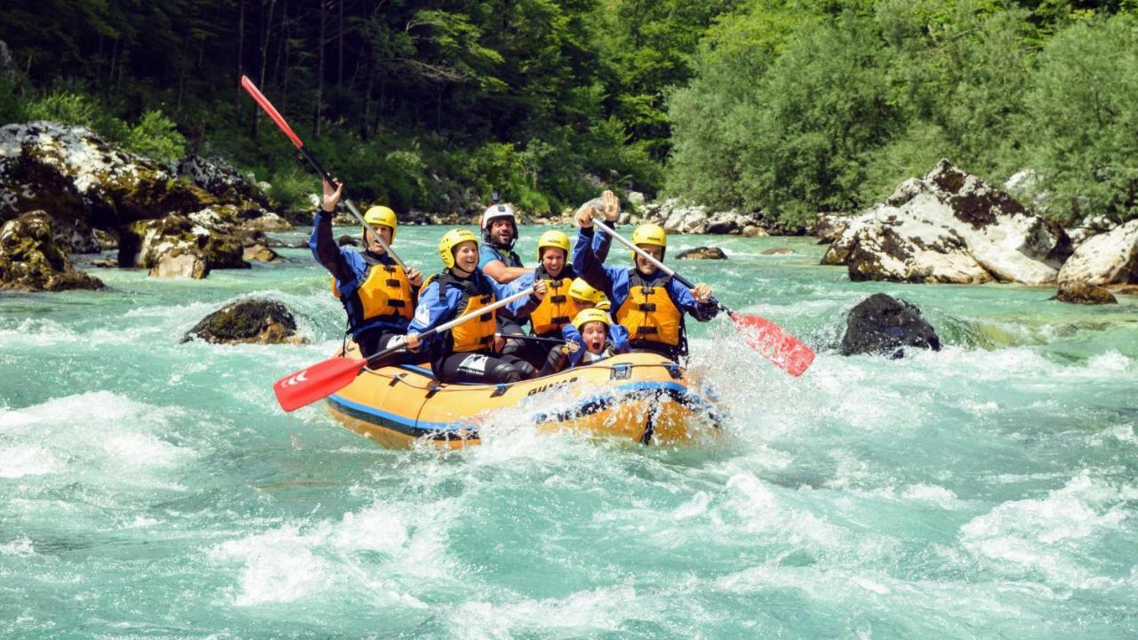 Apartments Skok With Rafting And Free Parking 보베츠 외부 사진
