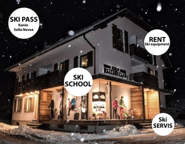 Apartments Skok With Rafting And Free Parking 보베츠 외부 사진